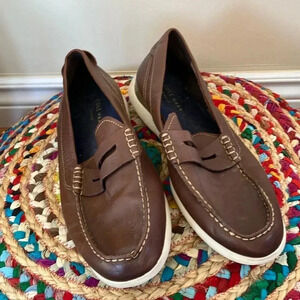Cole Haan brown leather  loafers